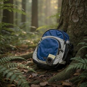 Samsonite Classic Blue and Gray Backpack